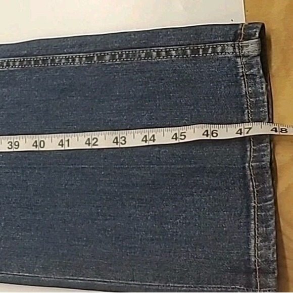 Levis 559 Jeans Mens Tag 38X36 Measures 40X37 Relaxed Straight Blue Dark Wash - Picture 10 of 13